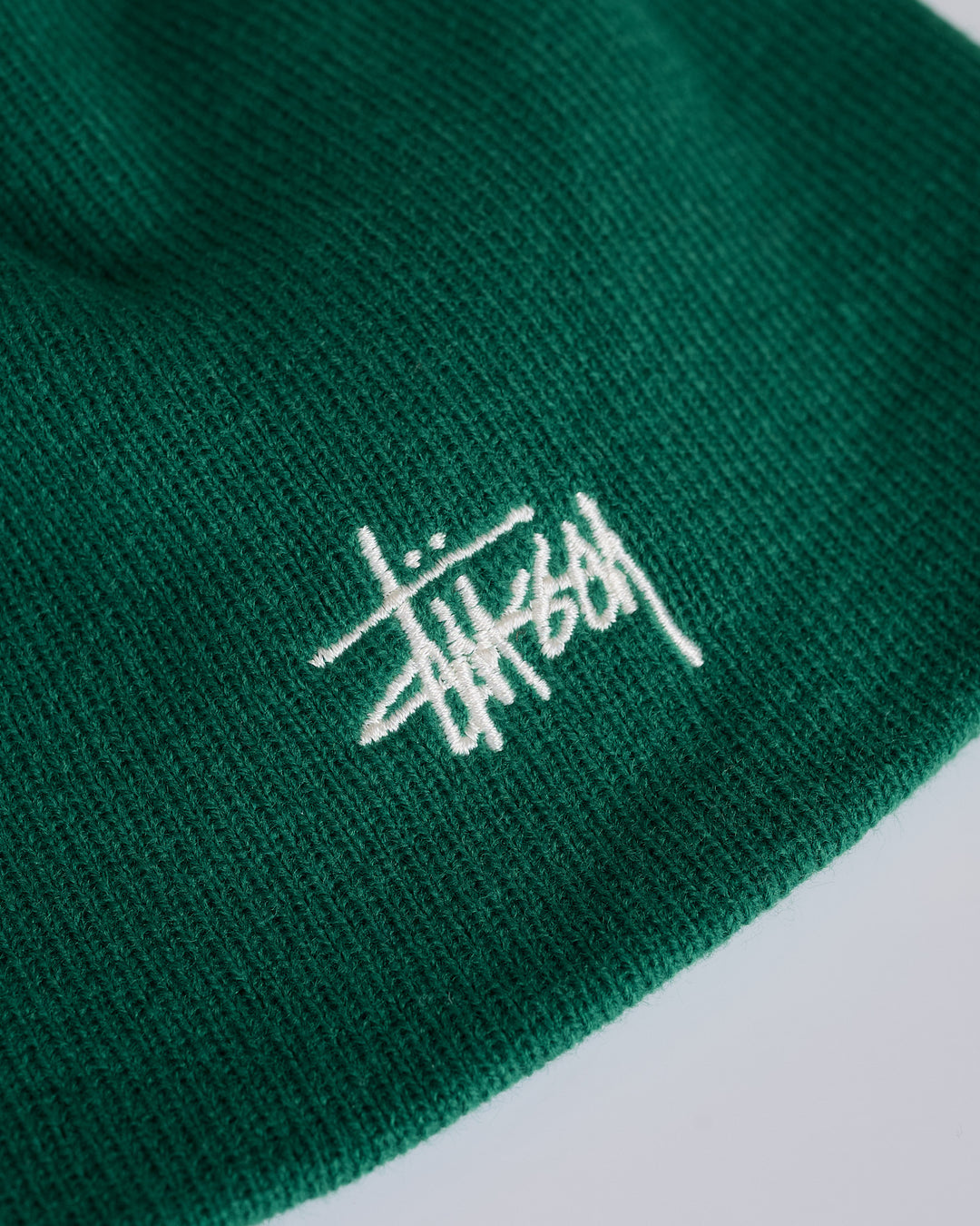 Stussy Basic Skullcap Beanie Willow Green