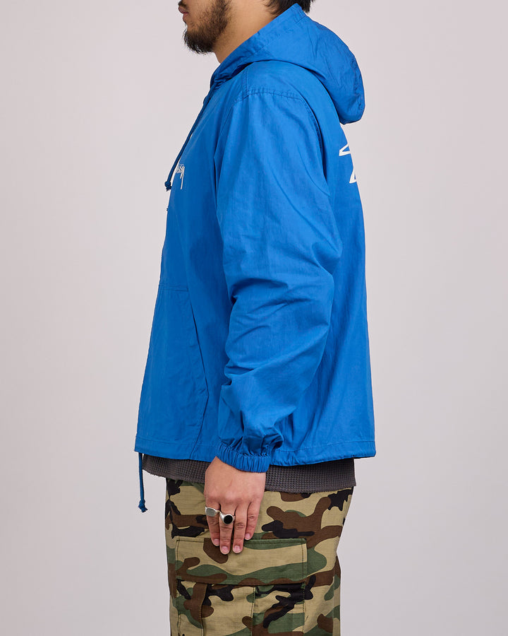 Stussy Beach Shell Jacket Cotton Wax Blue