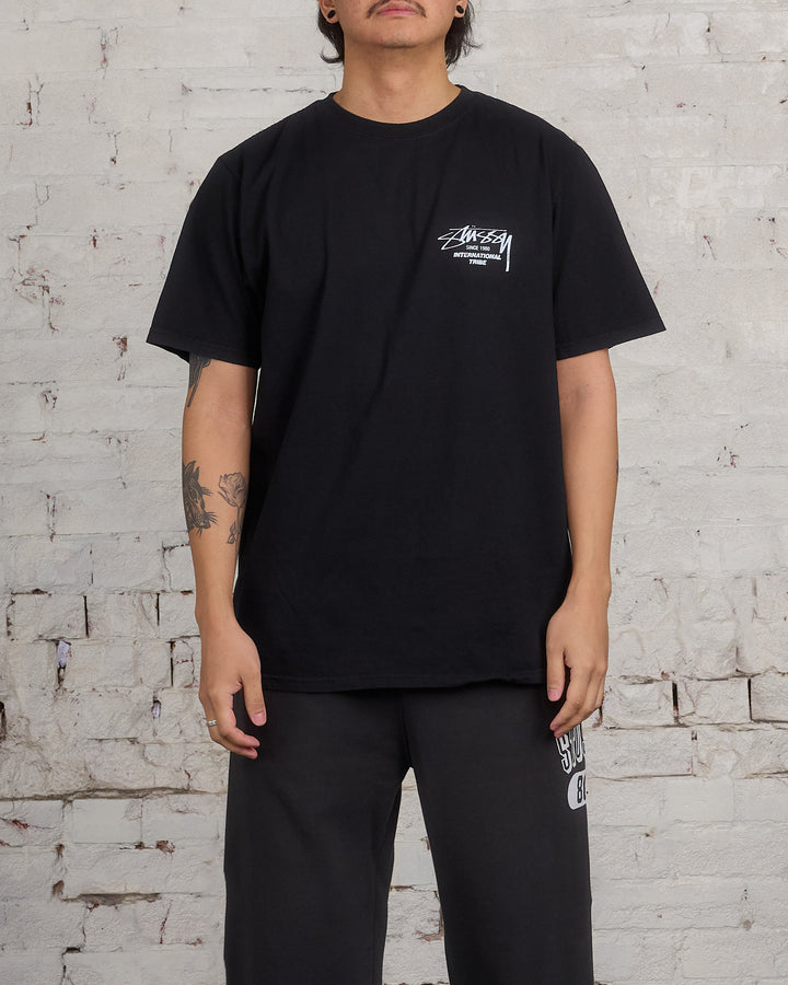 Stussy Beat Sounds Pigment Dyed T-Shirt Black