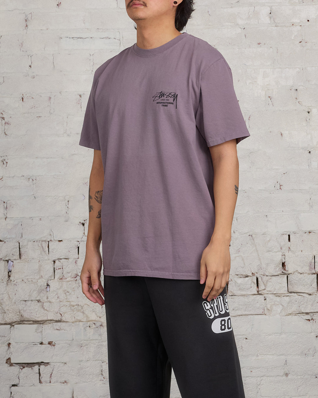 Stussy Beat Sounds Pigment Dyed T-Shirt Shark