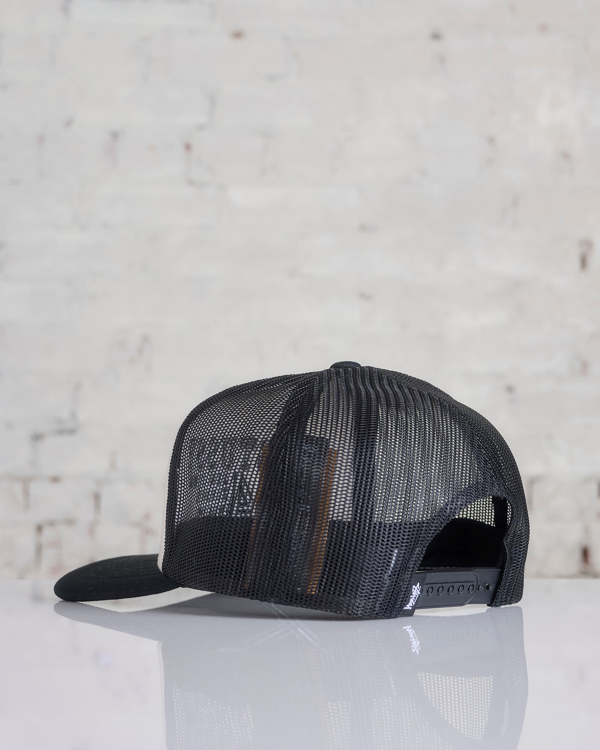 Stussy Big 4 Trucker Cap Black