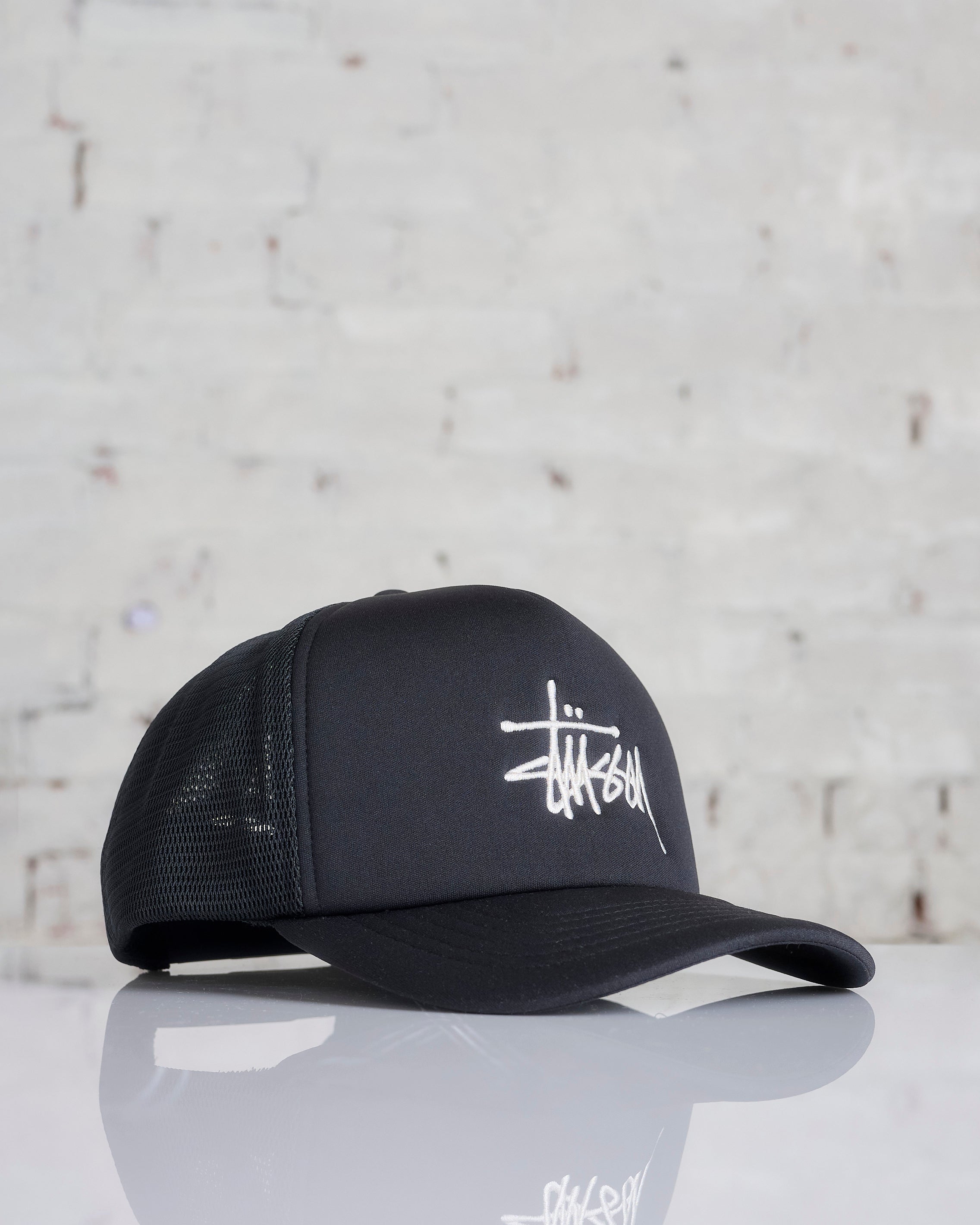 Stussy Big Basic Trucker Cap Black – LESS 17