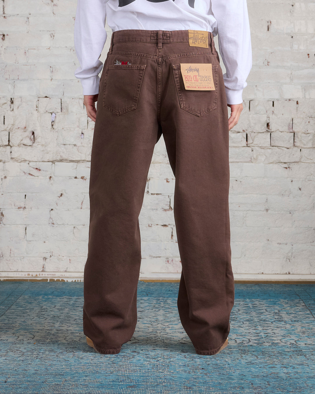 Stussy Big Ol' Jeans Washed Canvas Brown