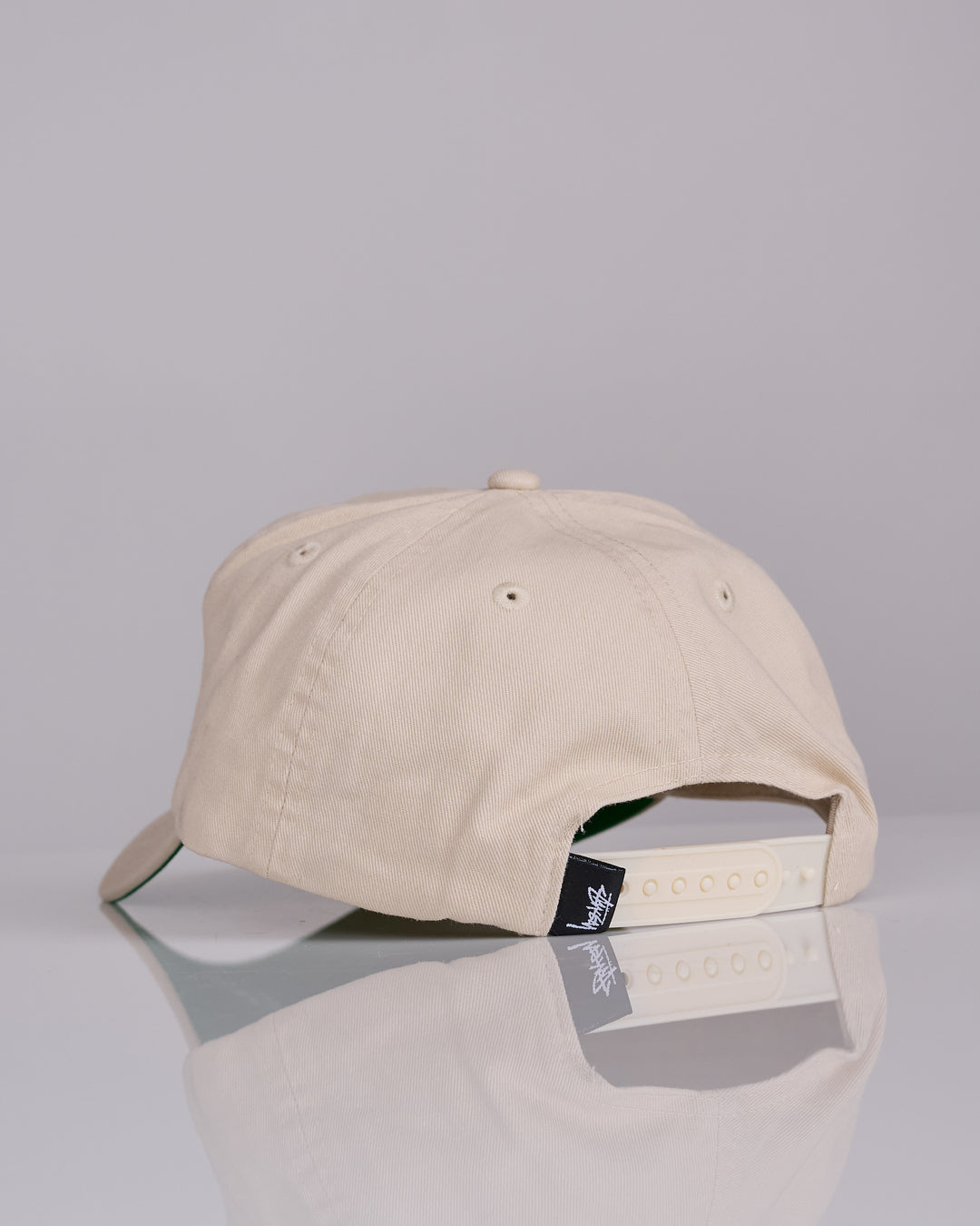 Stussy Big Stock Mid Depth Cap Faded Tan