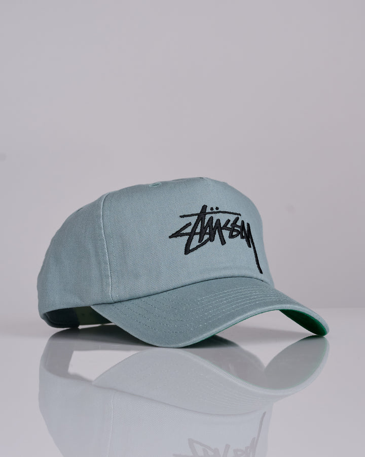 Stussy Big Stock Mid Depth Cap Sea Water