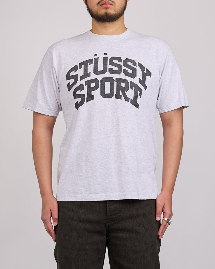 Stussy Block Sport T-Shirt Ash Heather