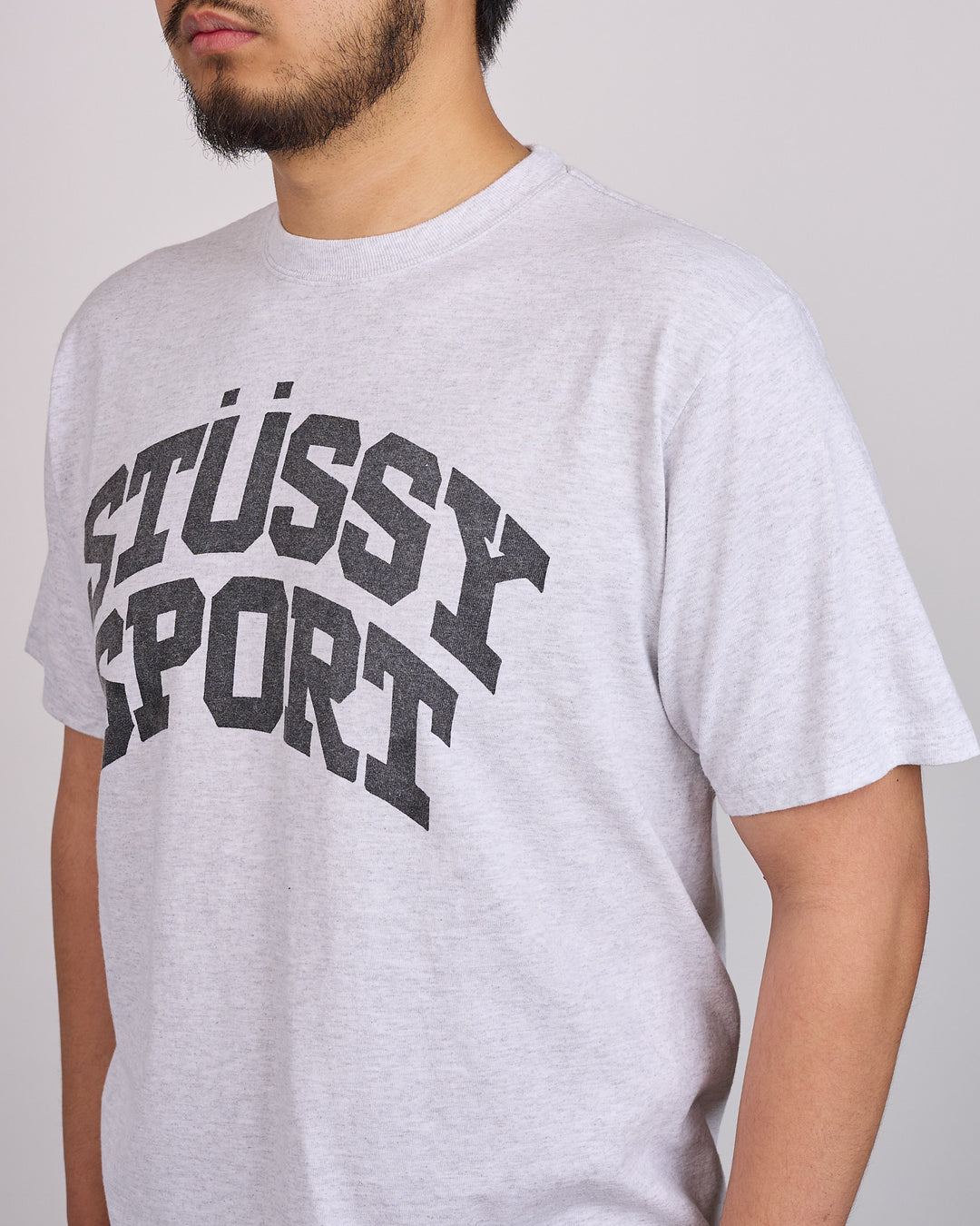 Stussy Block Sport T-Shirt Ash Heather