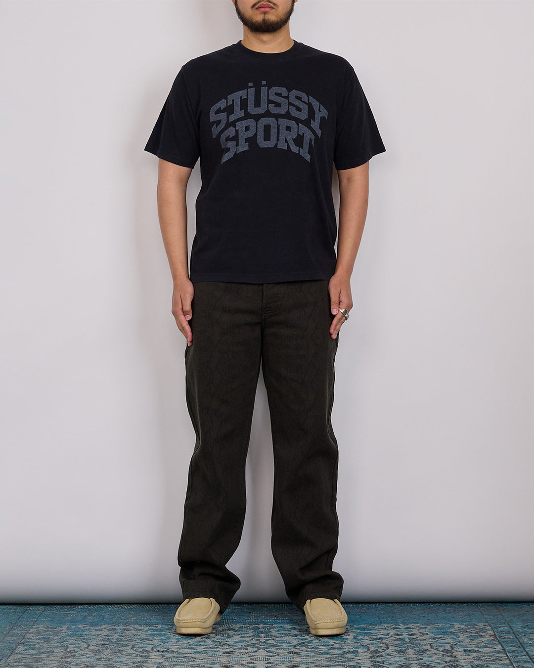 Stussy Block Sport T-Shirt Black