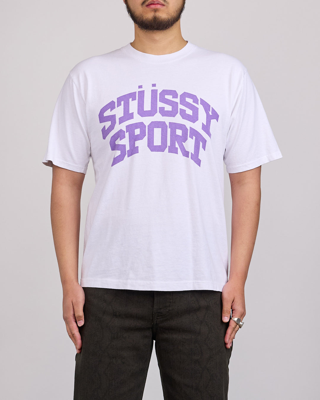 Stussy Block Sport T-Shirt White