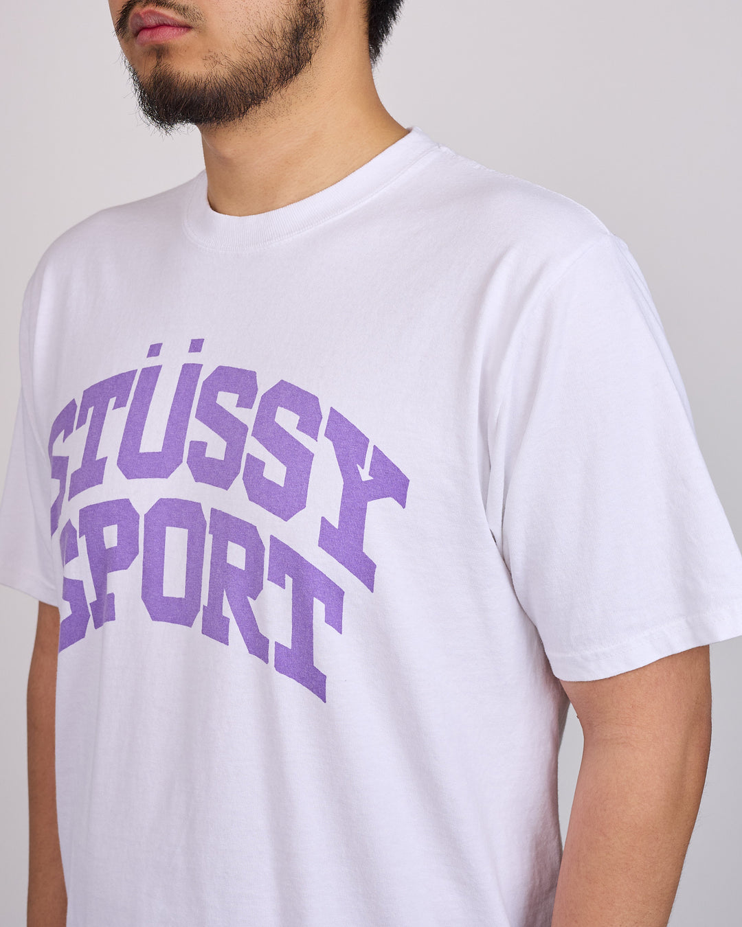 Stussy Block Sport T-Shirt White