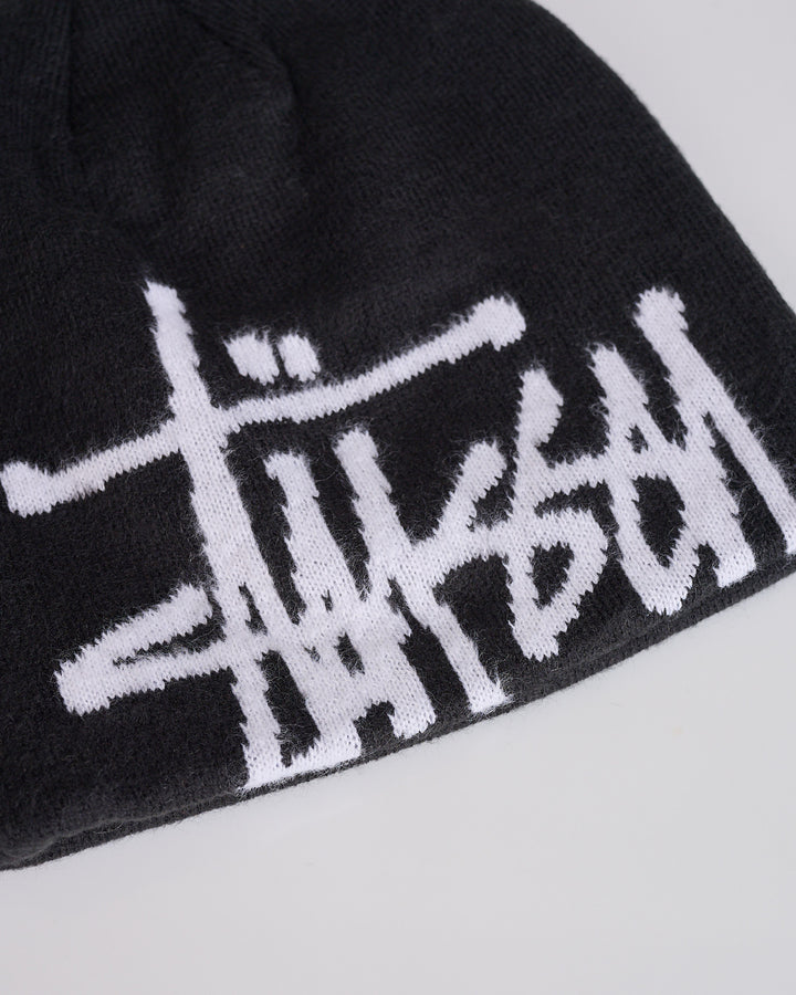 Stussy Brushed Out Basic Skullcap Black