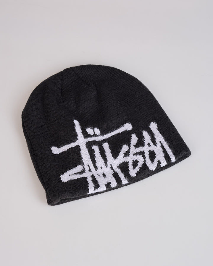 Stussy Brushed Out Basic Skullcap Black
