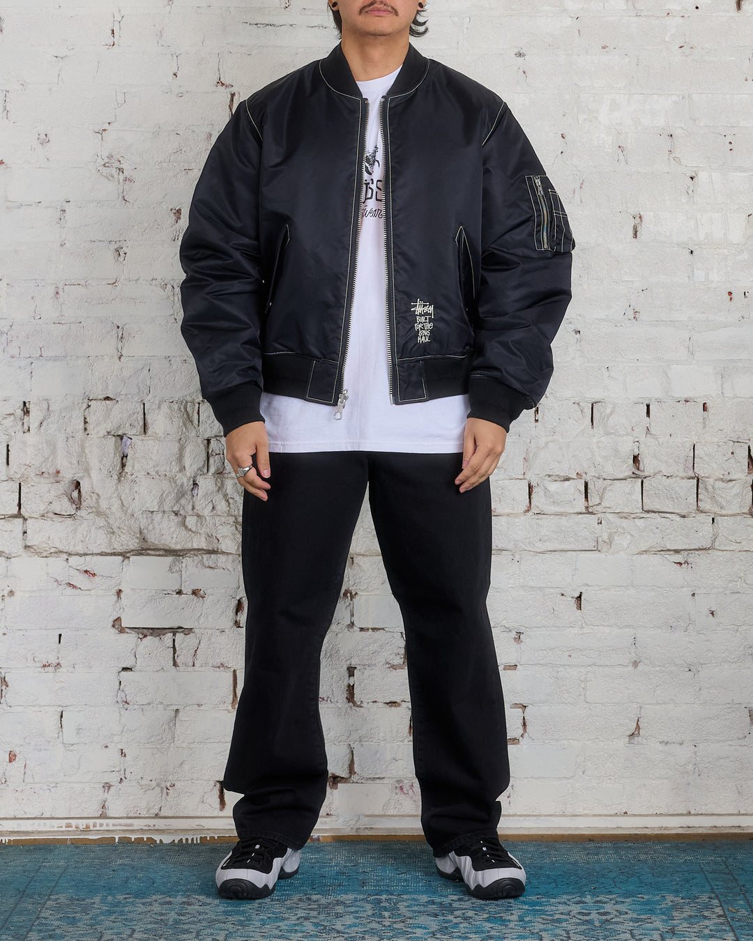 Stussy Built Bomber Jacket Black