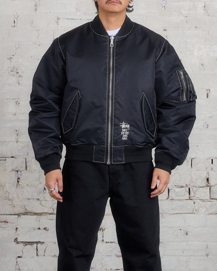 Stussy Built Bomber Jacket Black