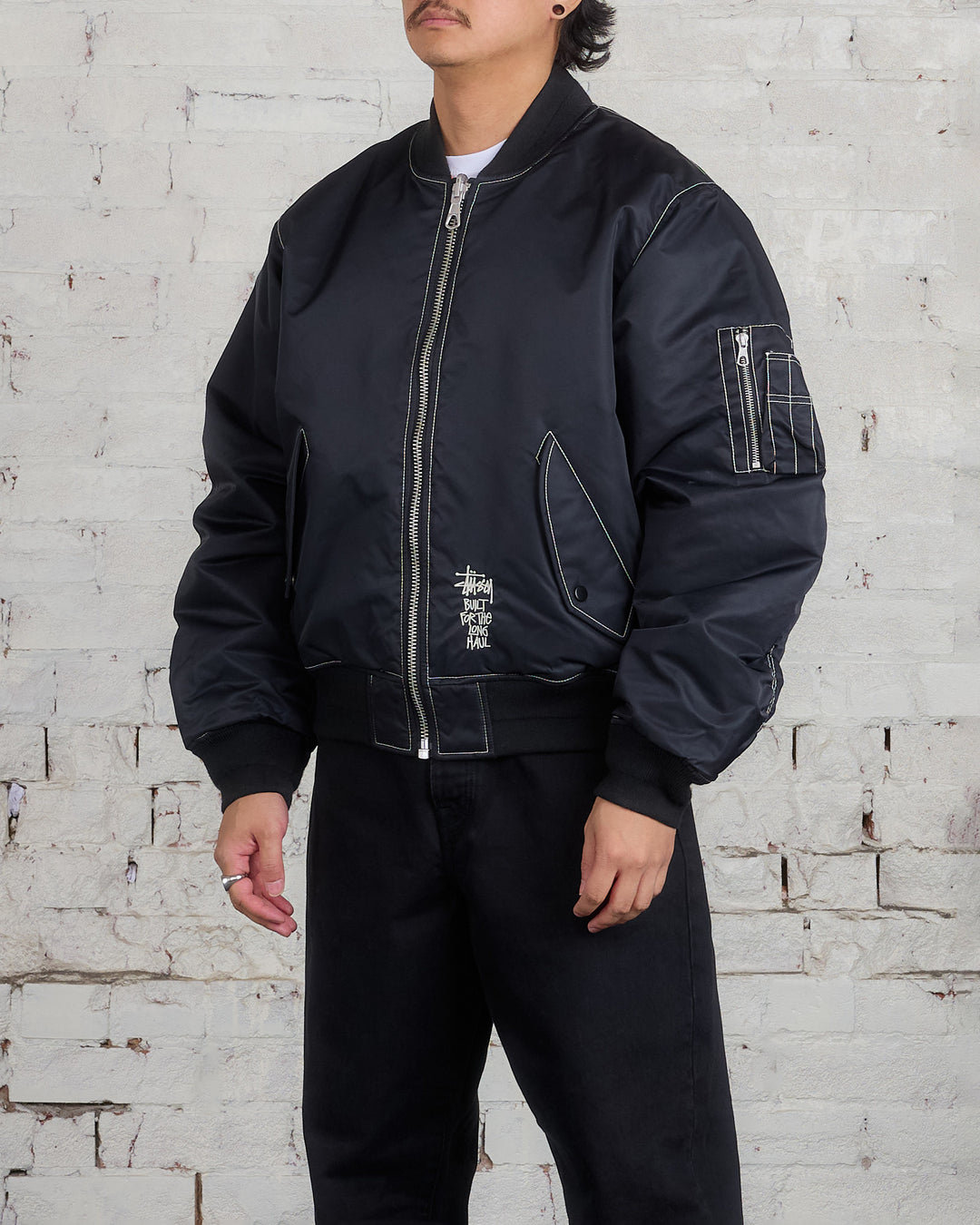 Stussy Built Bomber Jacket Black