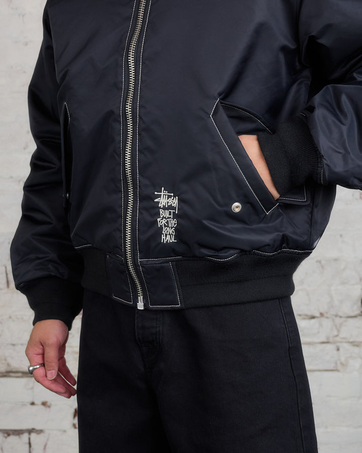 Stussy Built Bomber Jacket Black