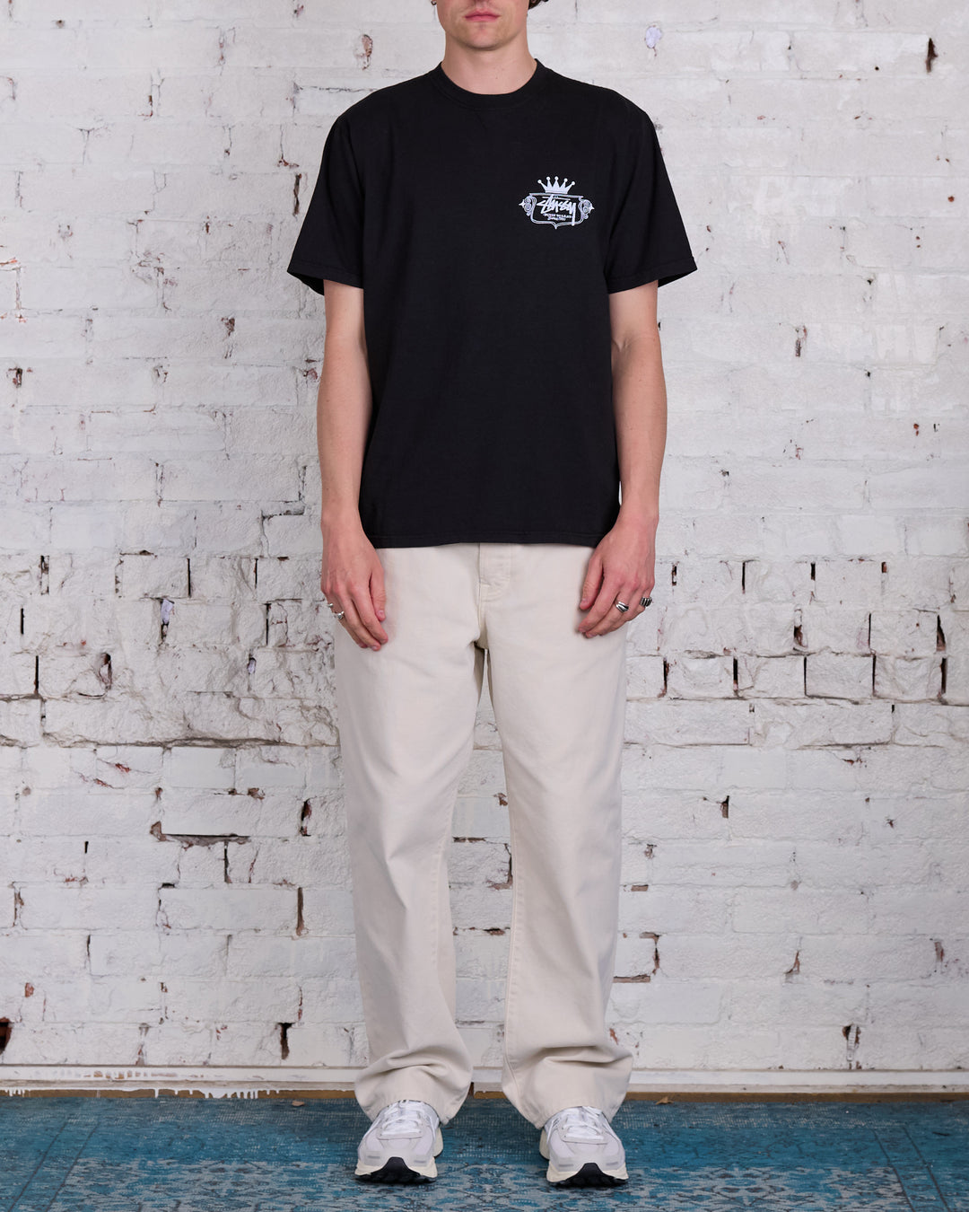 Stussy Built to Last Pigment Dyed TShirt Black LESS 17