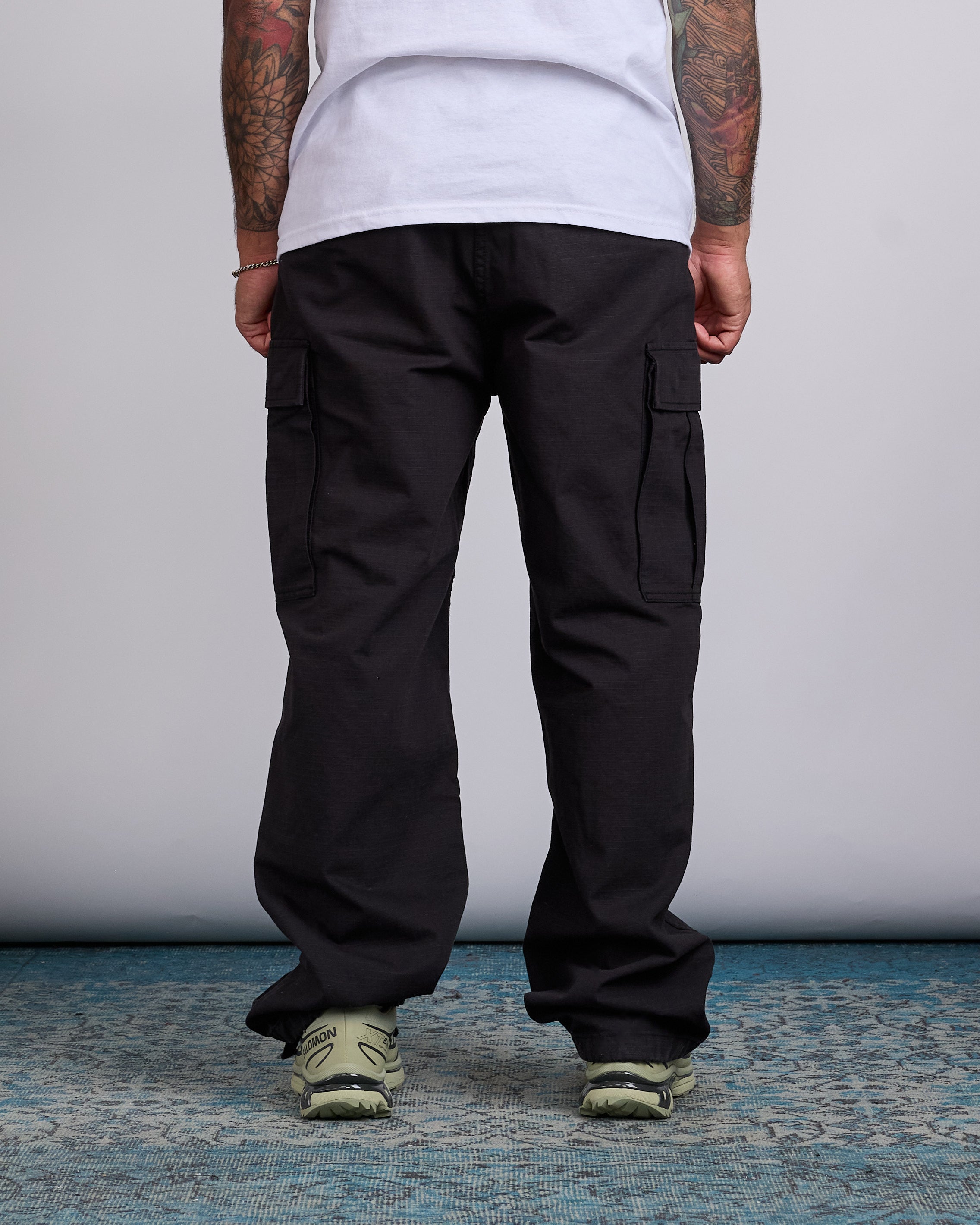 90s Stussy Archive Utility Cargo 希少 Stussy Cargo Pant Black – LESS 17