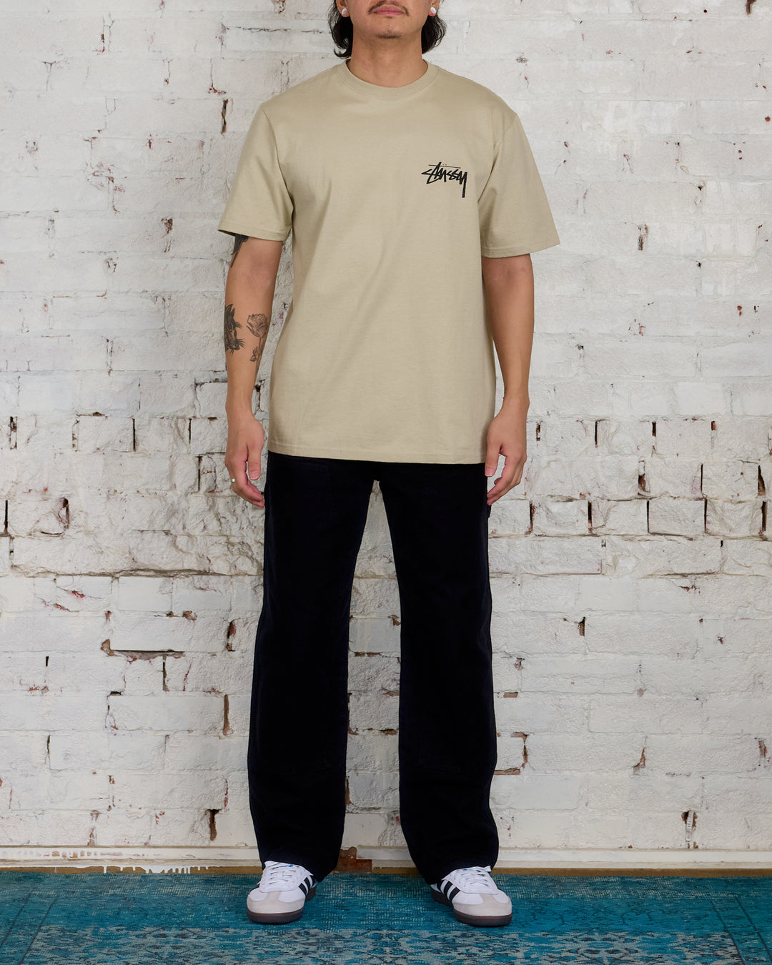 Stussy Classic Dot T-Shirt Khaki