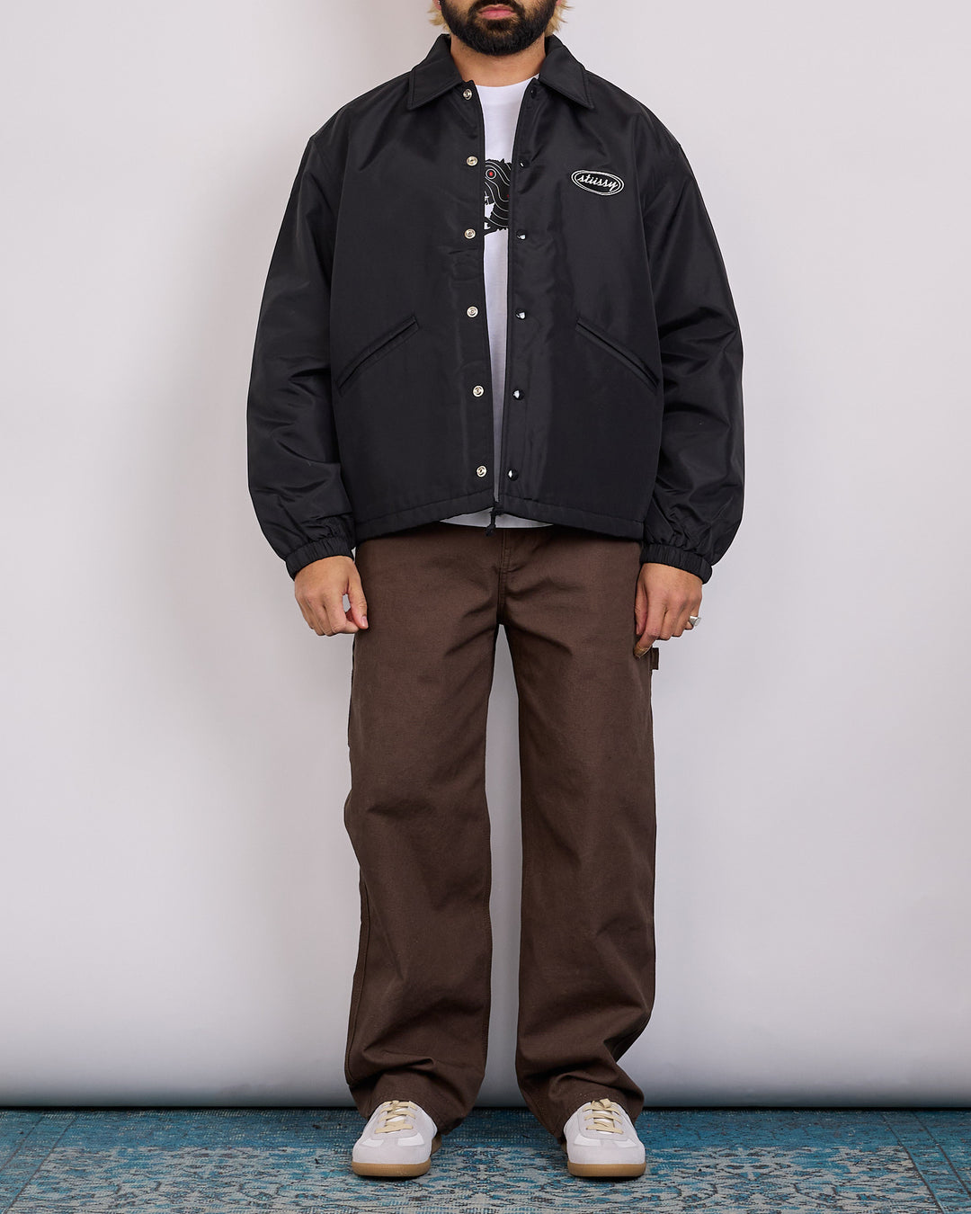 Stussy Coaches Jacket Black