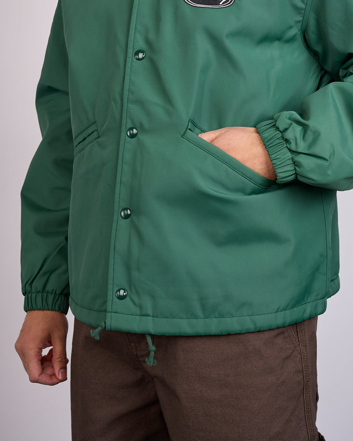 Stussy Coaches Jacket Green