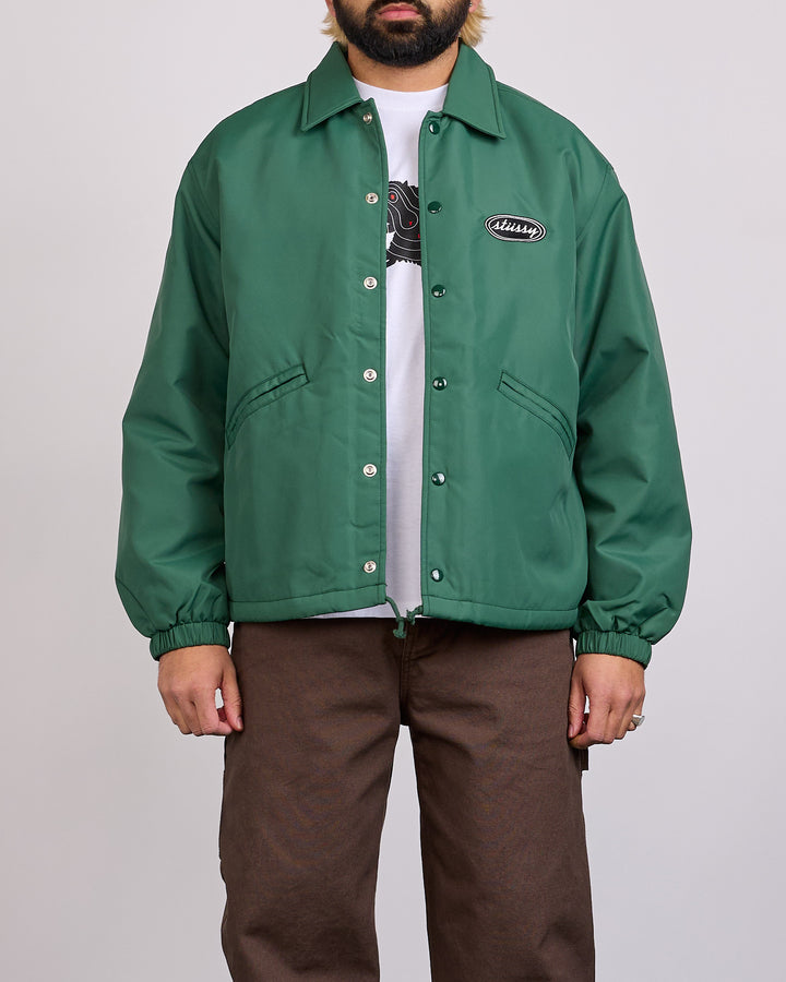 Stussy Coaches Jacket Green
