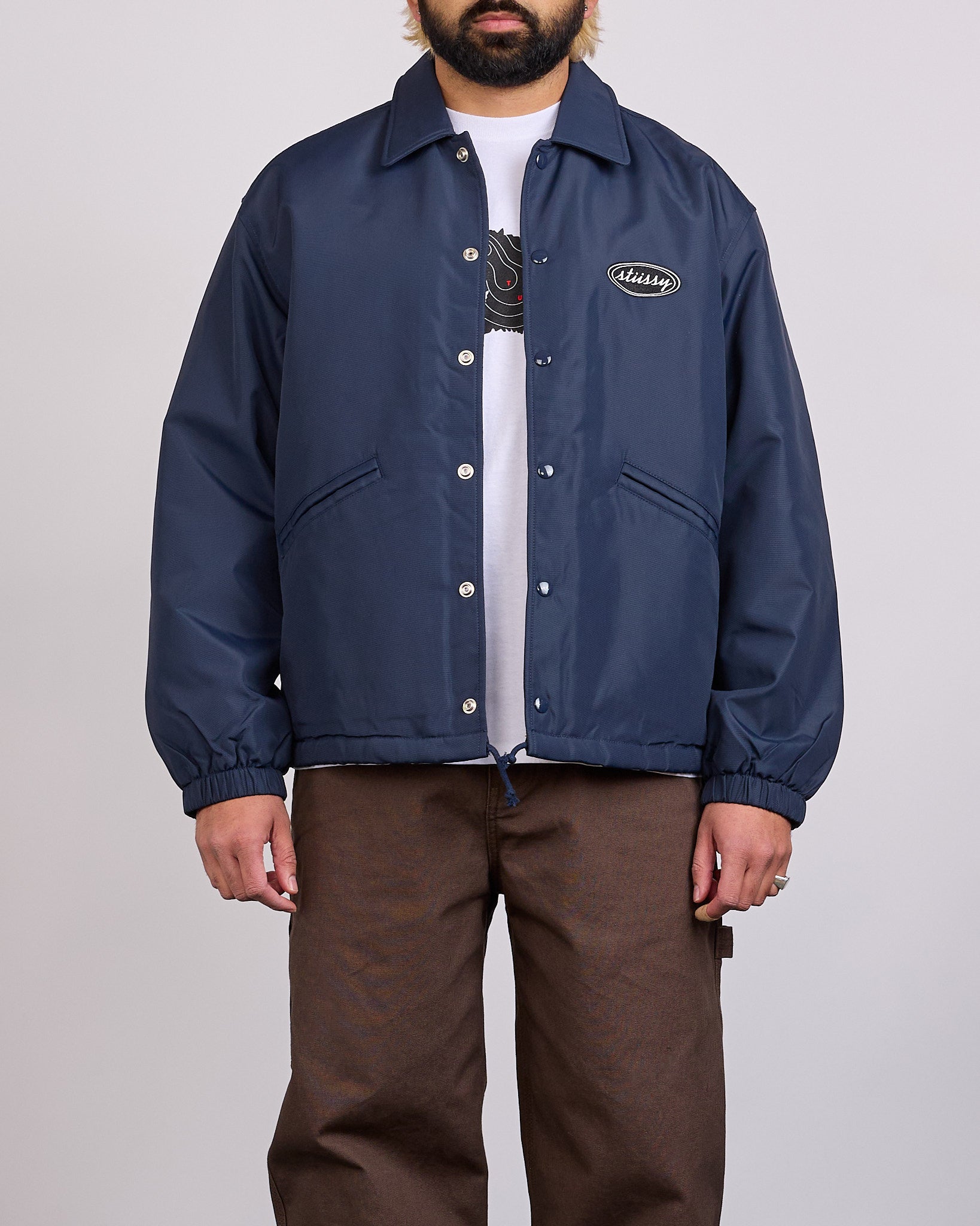 【新品未使用】stussyコーチジャケットNAVY M Stussy Coaches Jacket Navy – LESS 17