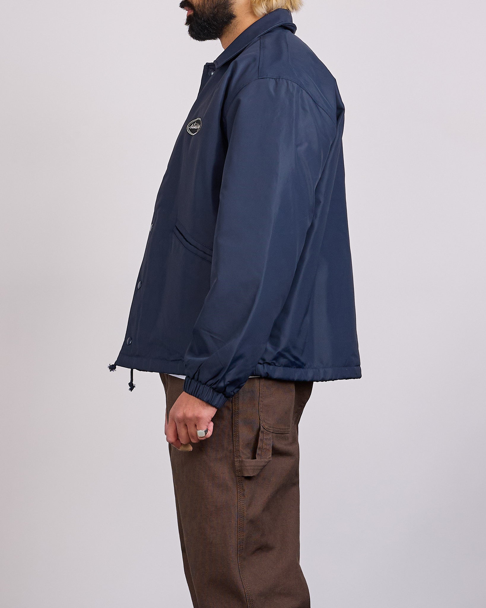 Stussy Coaches Jacket Navy – LESS 17