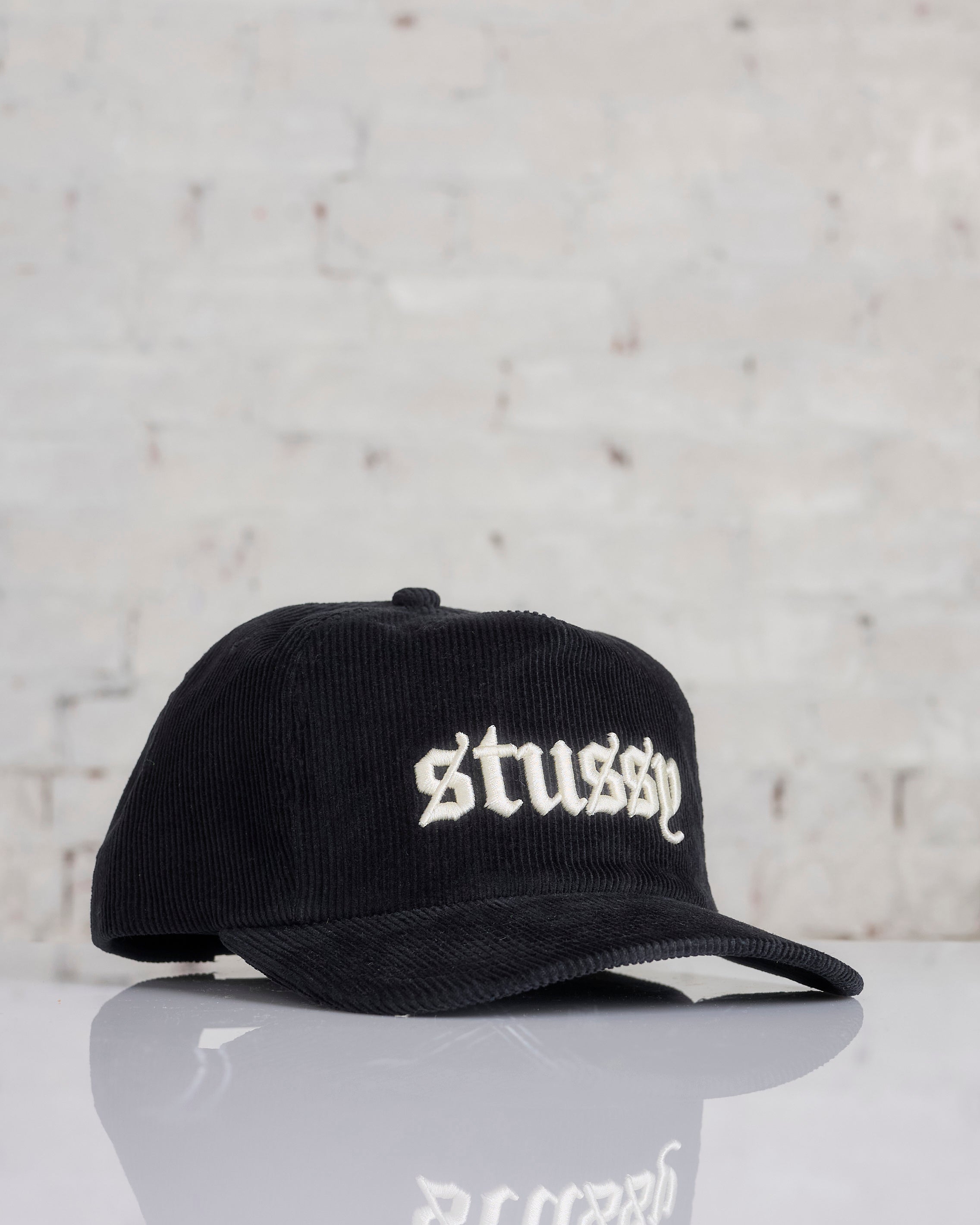 Stussy Corduroy OE Cap Black – LESS 17