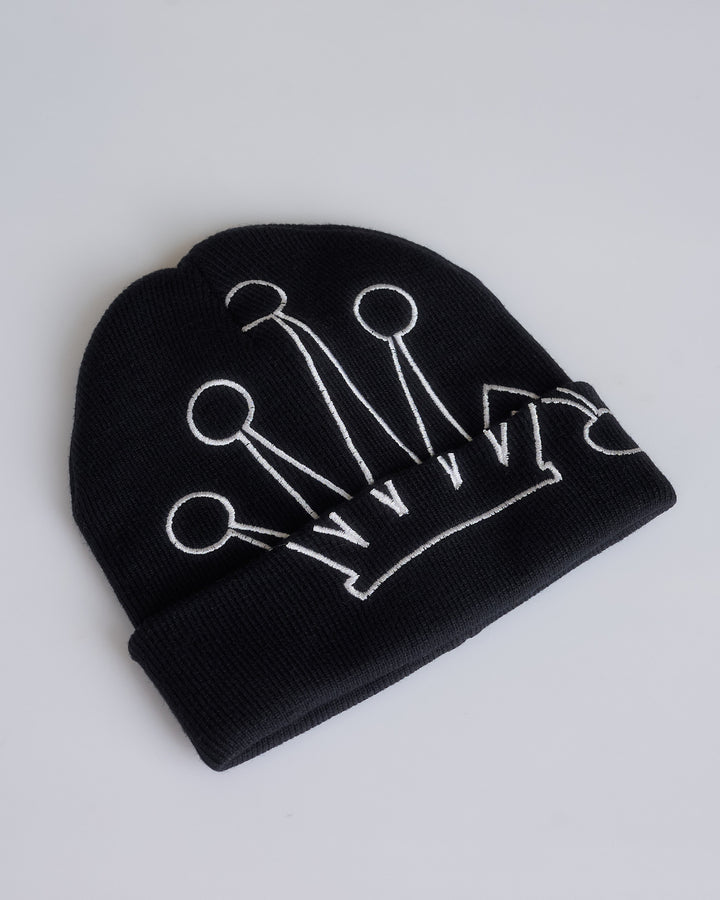 Stussy Crown Cuff Beanie Black