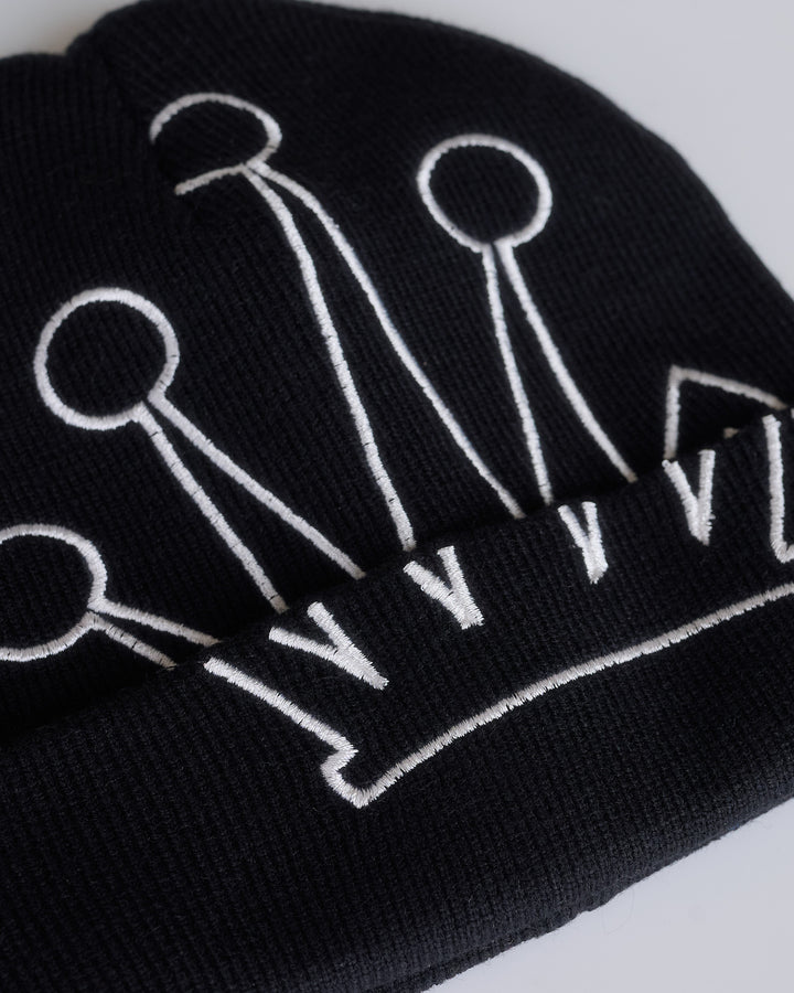 Stussy Crown Cuff Beanie Black