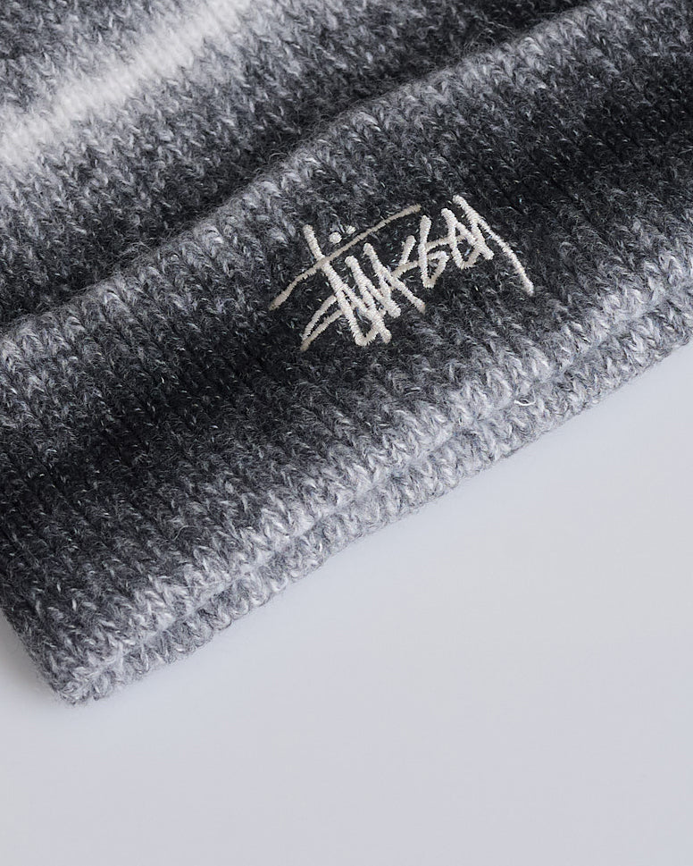 Stussy Cuff Basic Stripe Beanie Black