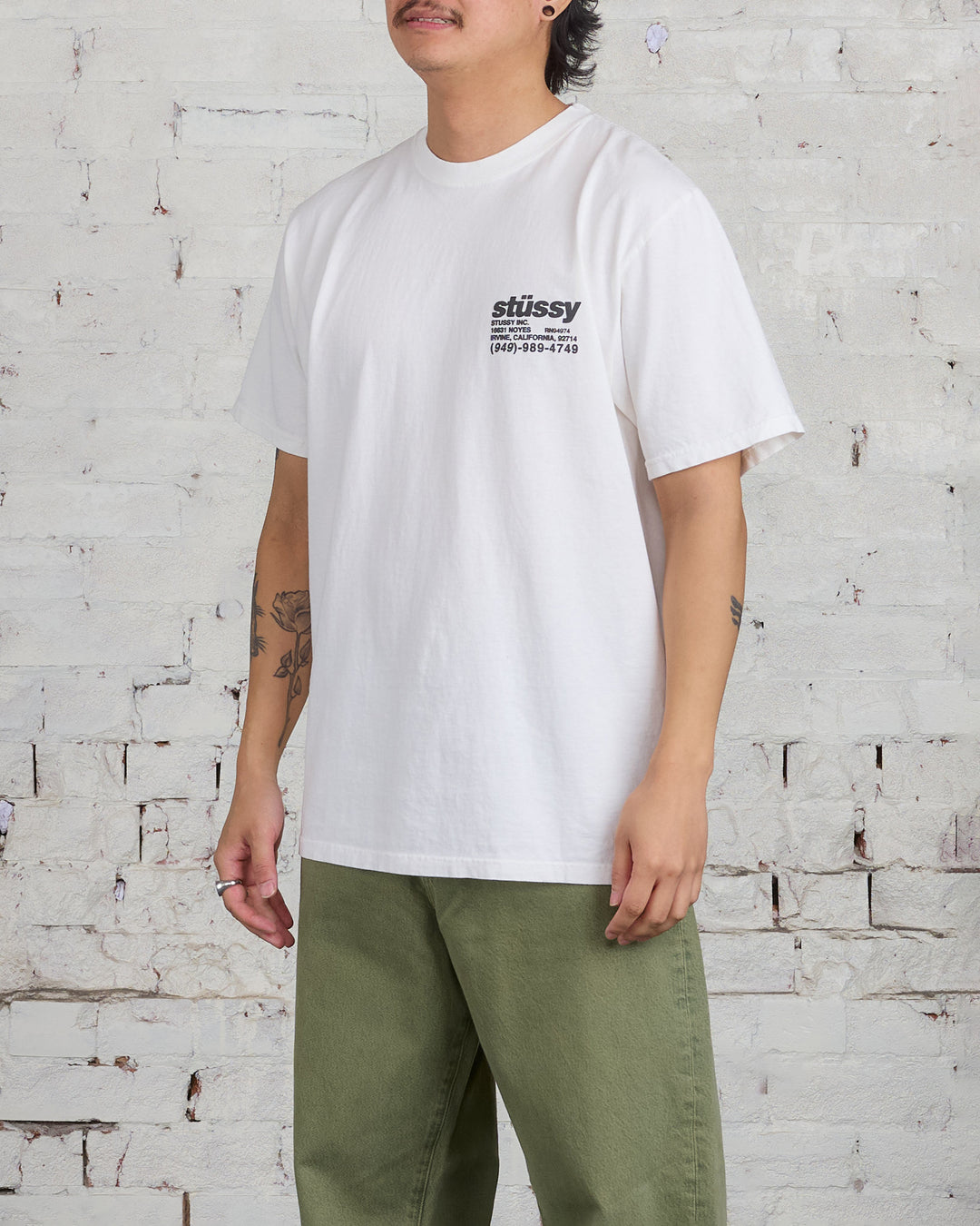 Stussy DNA Pigment Dyed T-Shirt Natural