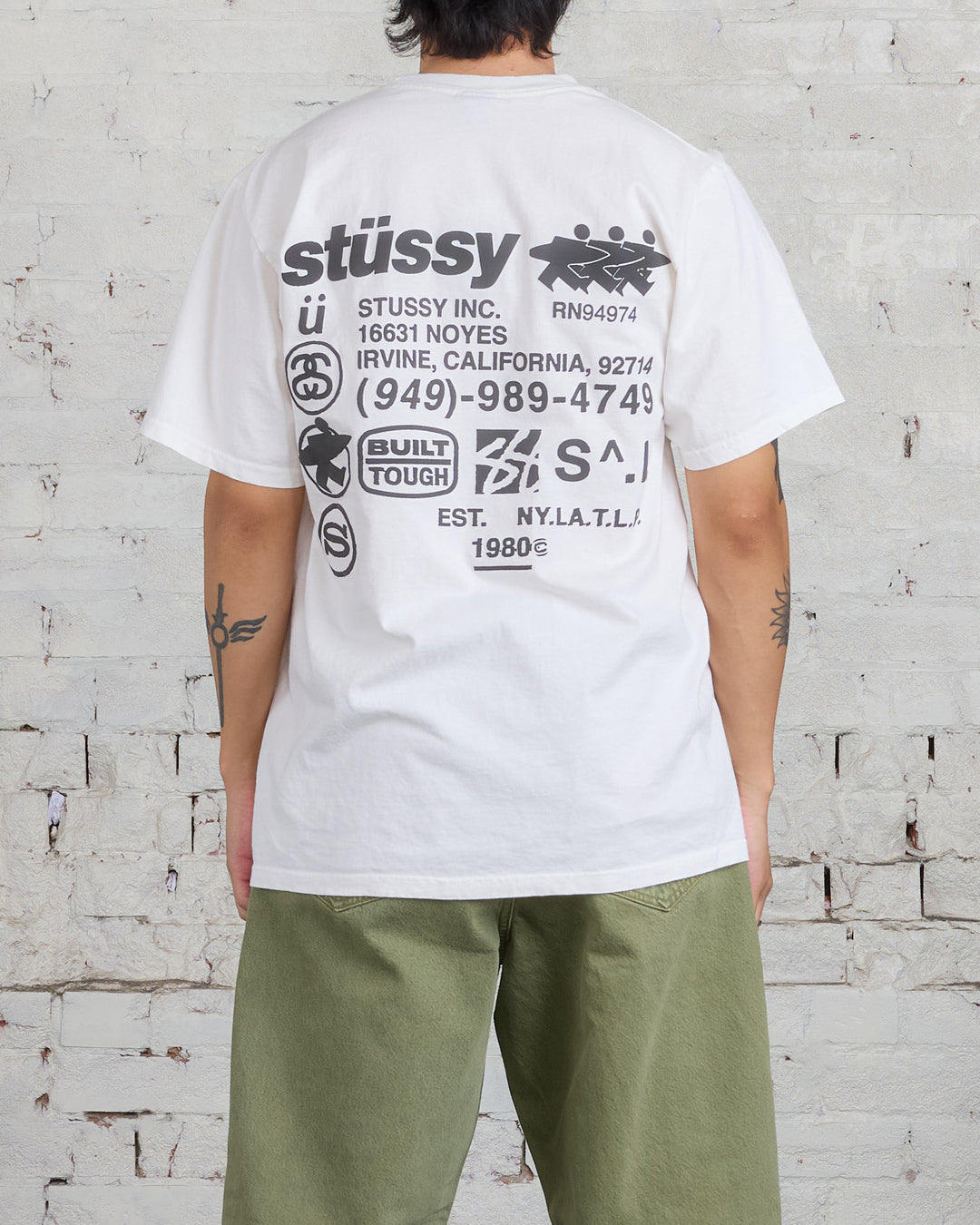 Stussy DNA Pigment Dyed T-Shirt Natural