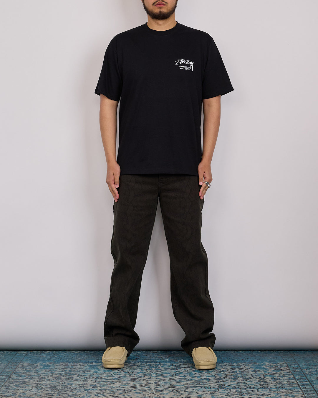 Stussy Dice Clock T-Shirt Black