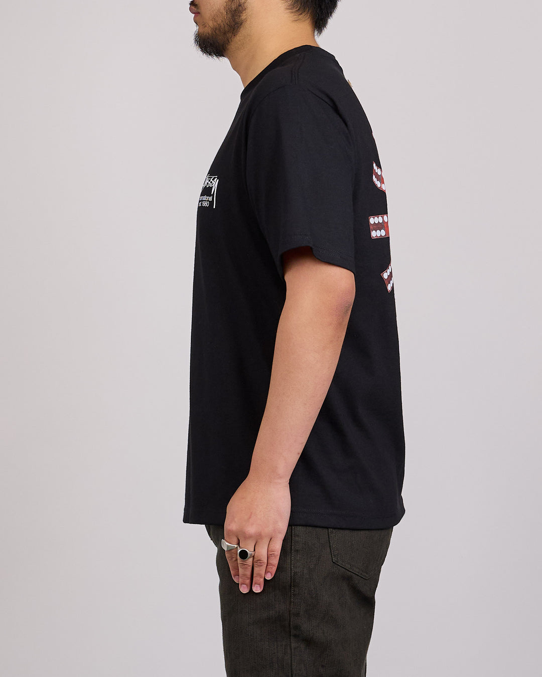 Stussy Dice Clock T-Shirt Black