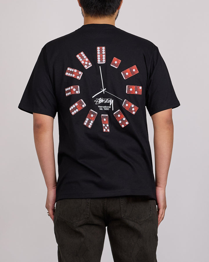 Stussy Dice Clock T-Shirt Black