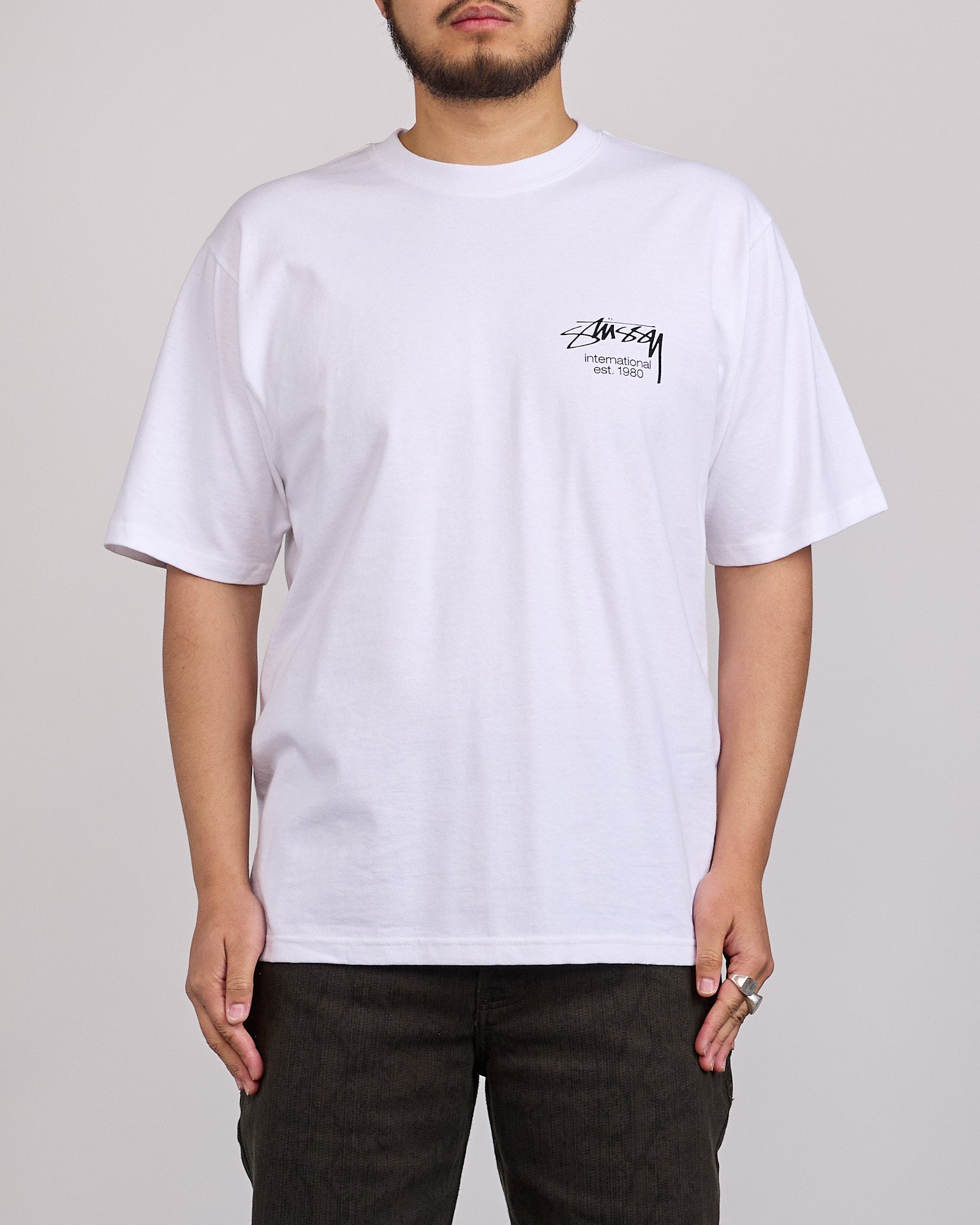 Stussy Dice Clock T-Shirt White – LESS 17