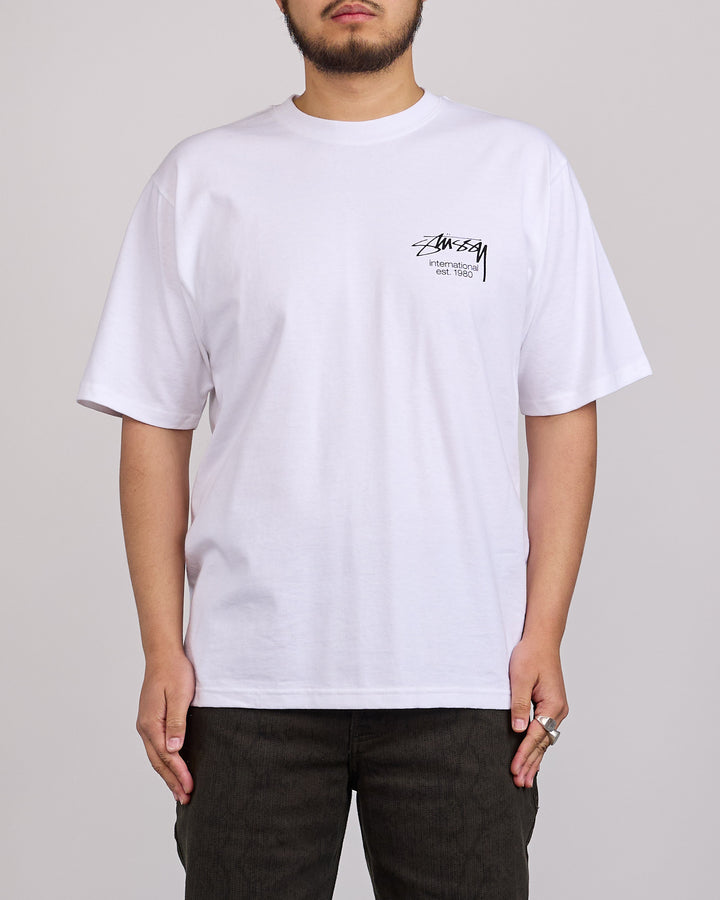 Stussy Dice Clock T-Shirt White