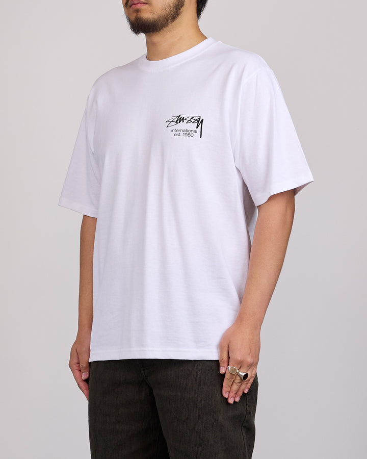 Stussy Dice Clock T-Shirt White