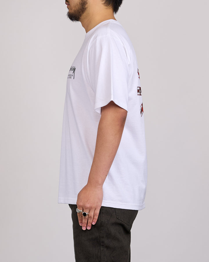 Stussy Dice Clock T-Shirt White