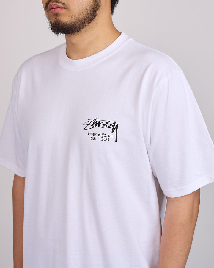 Stussy Dice Clock T-Shirt White