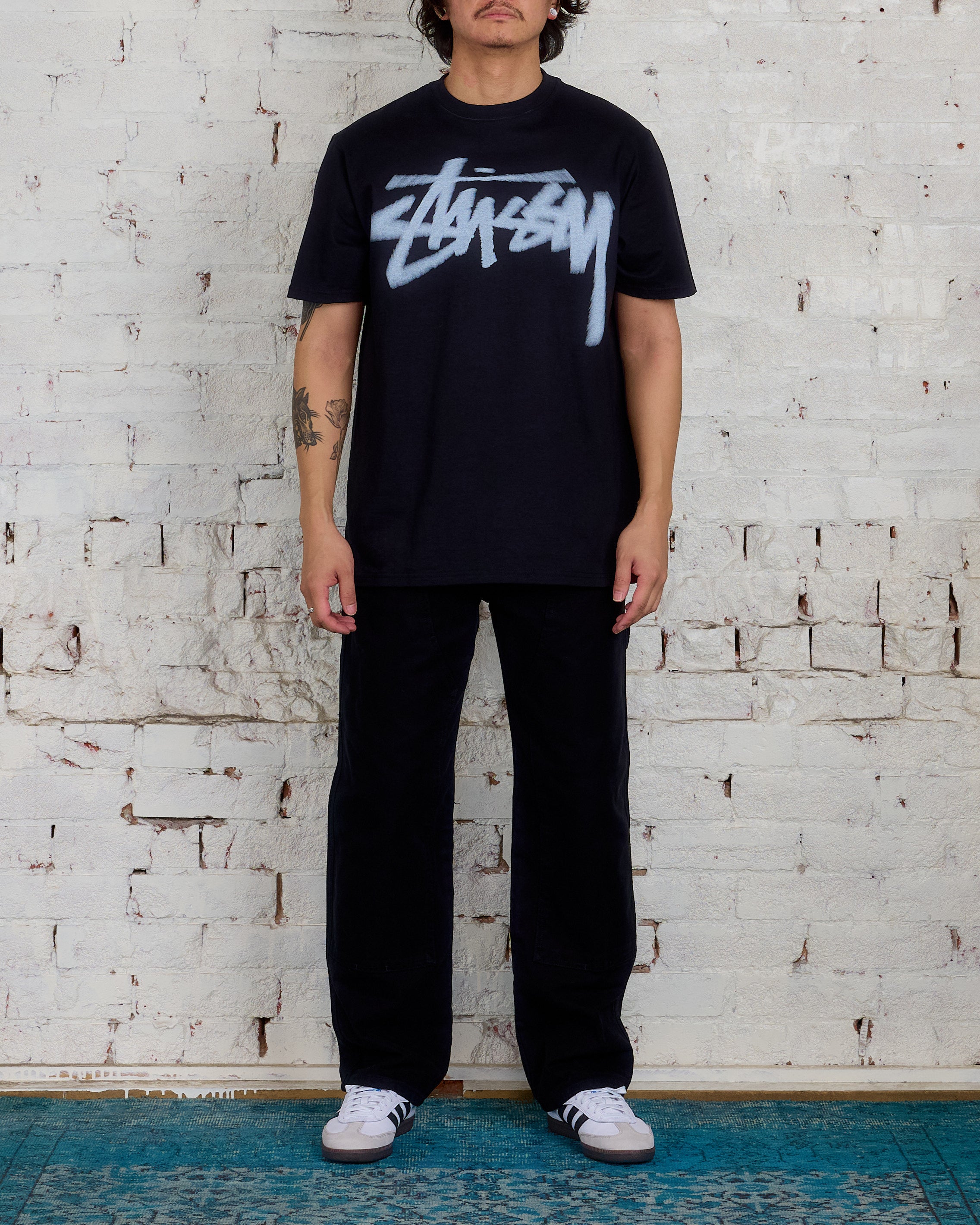 Stussy Dizzy Stock T-Shirt Black – LESS 17