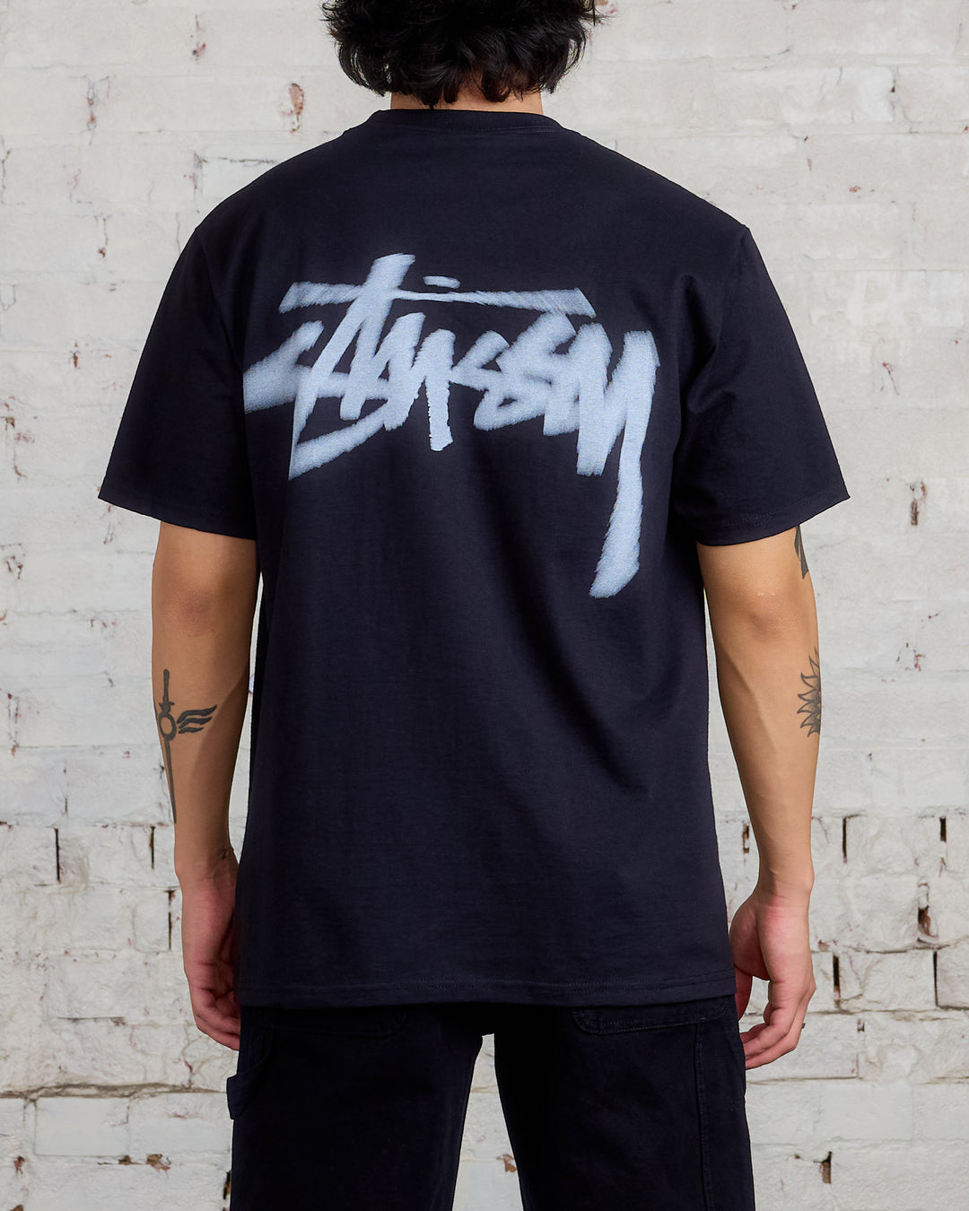 Stussy Dizzy Stock T-Shirt Black
