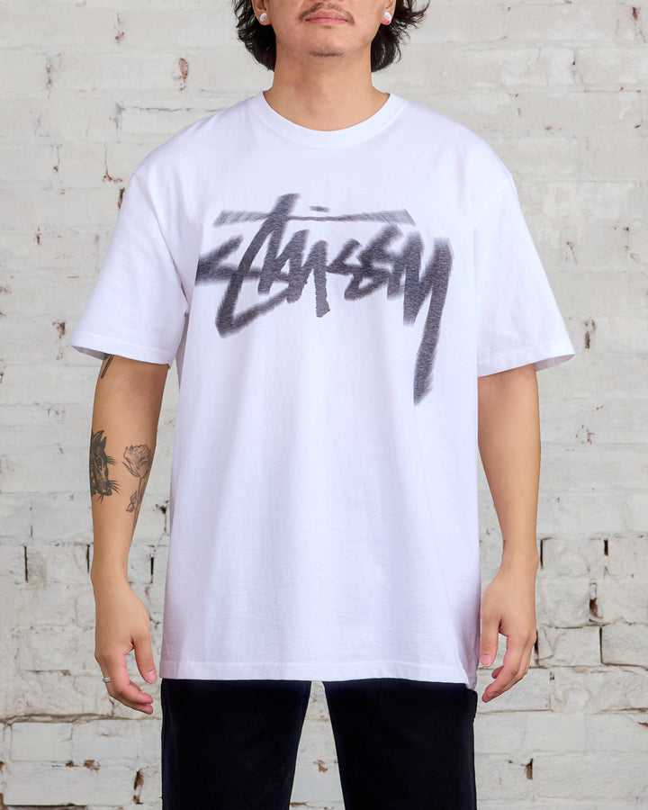 Stussy Dizzy Stock T-Shirt White