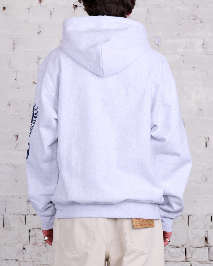 Stussy Dragons Zip Hood Ash Heather