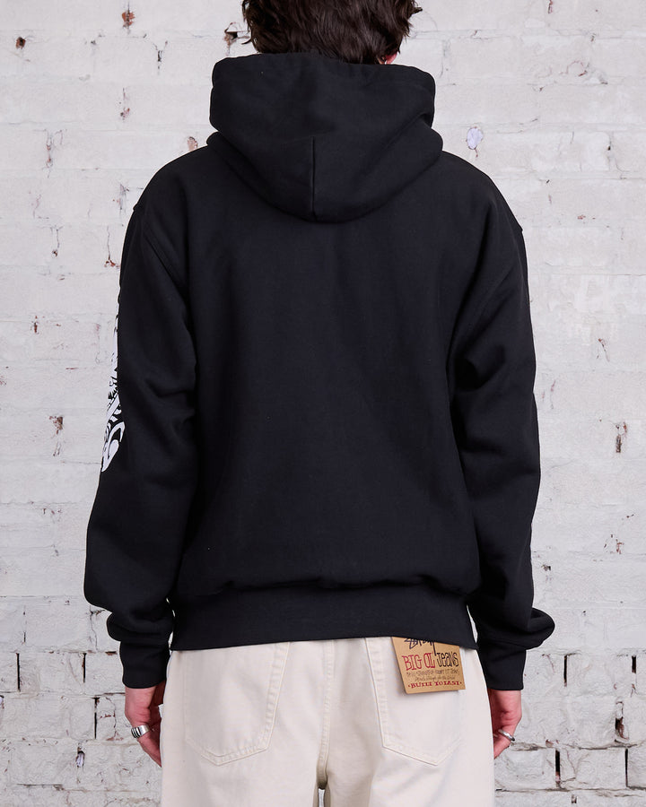 Stussy Dragons Zip Hood Black