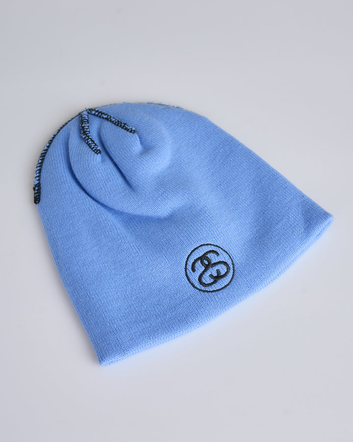 Stussy Exposed Stitch Skullcap Beanie Lilac