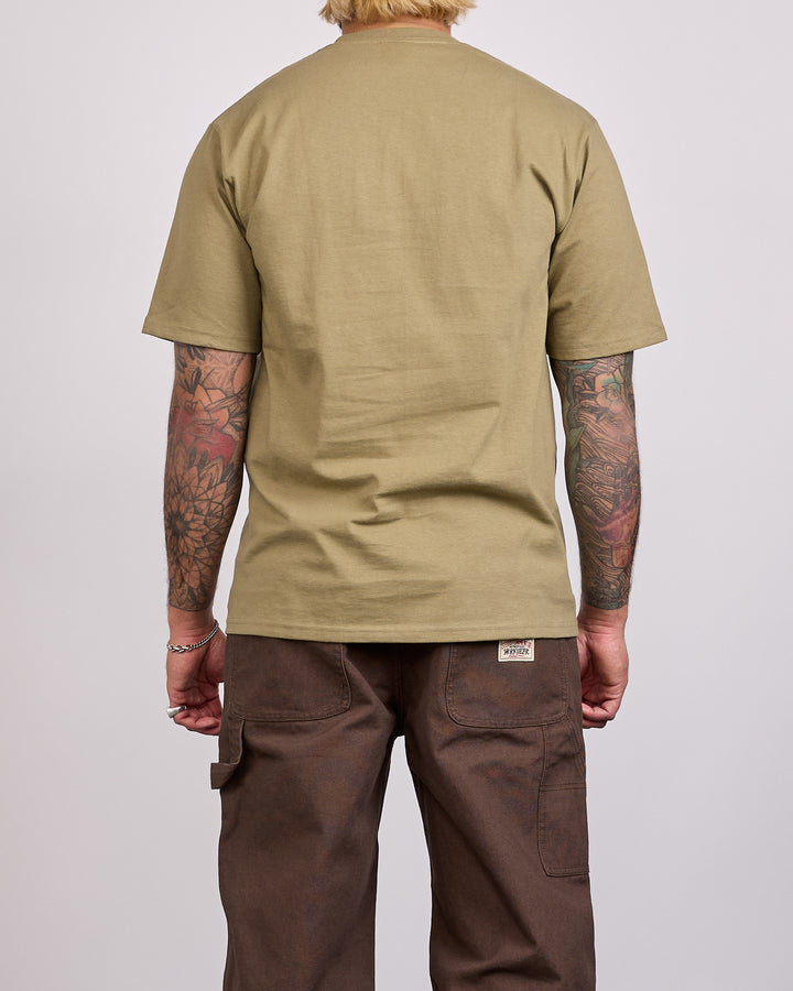 Stussy Fawn T-Shirt Army
