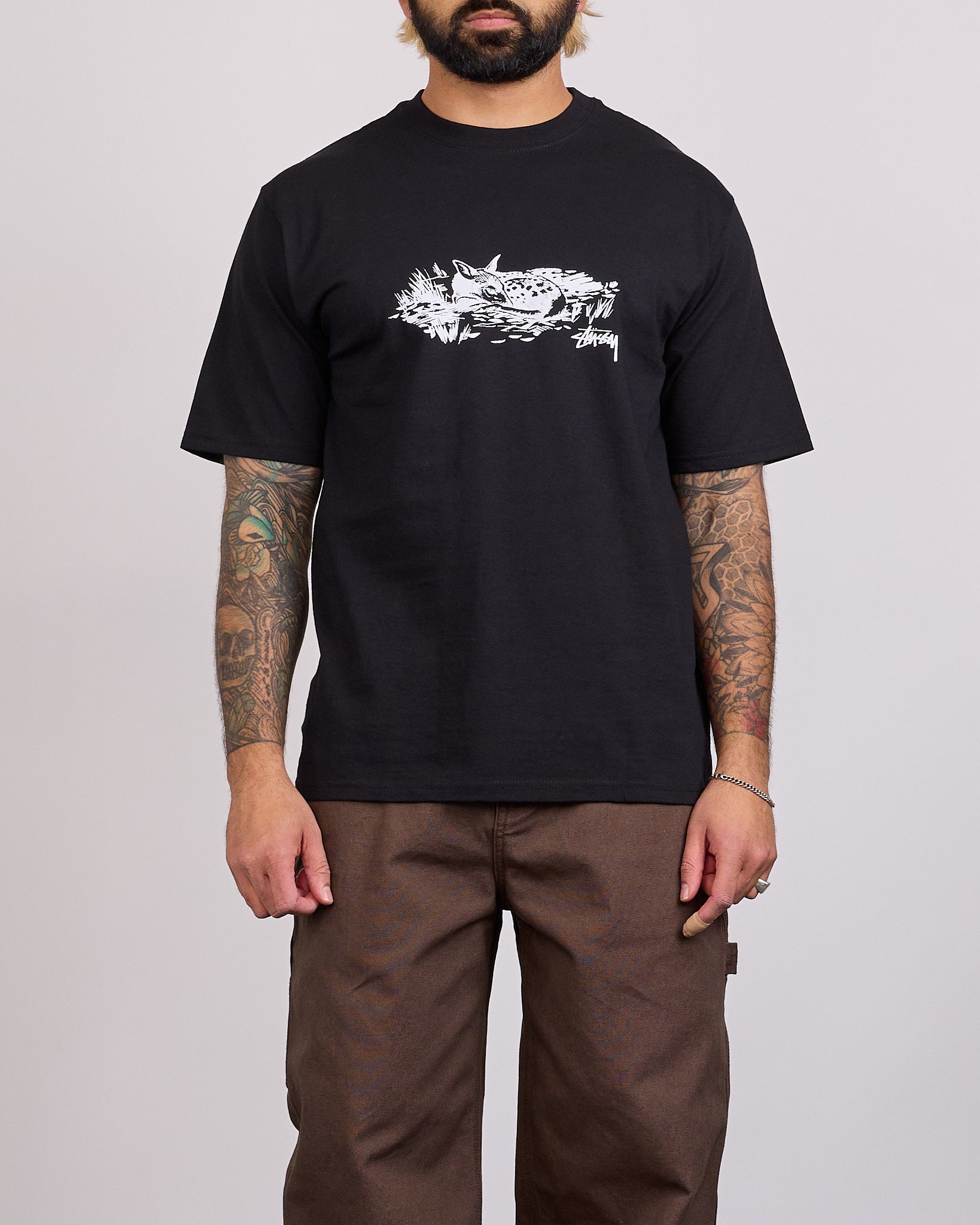 【完売品】25ss STUSSY Msize ブラック Tシャツ STUSSY ステューシー 25SS WORLD TOUR TEE BLACK Tシャツ 黒 Size 【XL